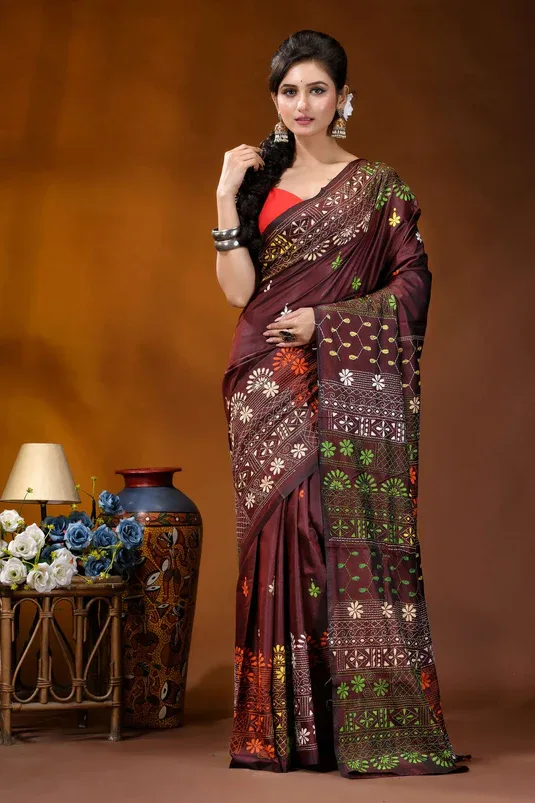 SILK SAREE WINE