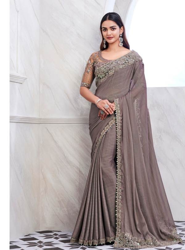 SILK SAREE GREY