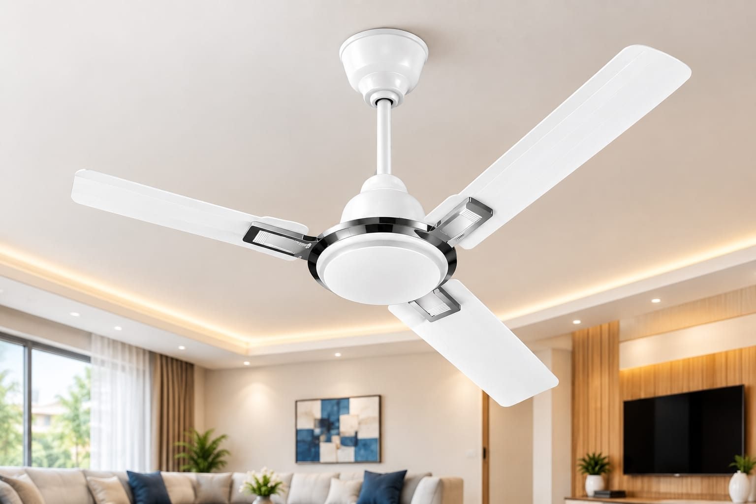 TEZZ DECO  EE Chrome White