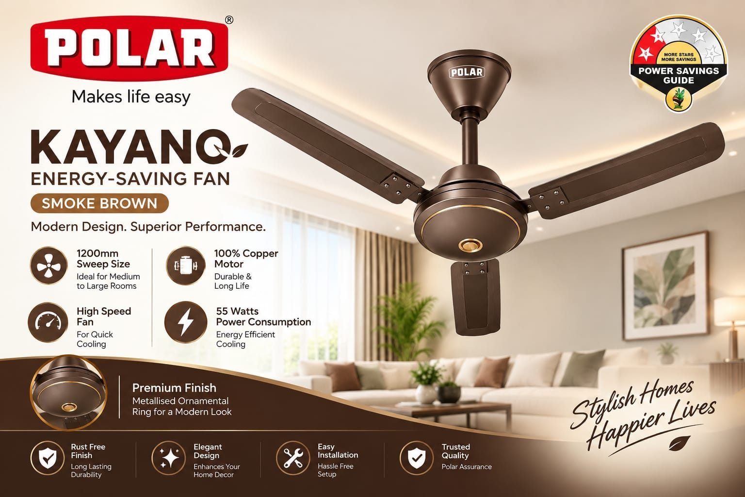 POLOR Kayano ceiling fan
